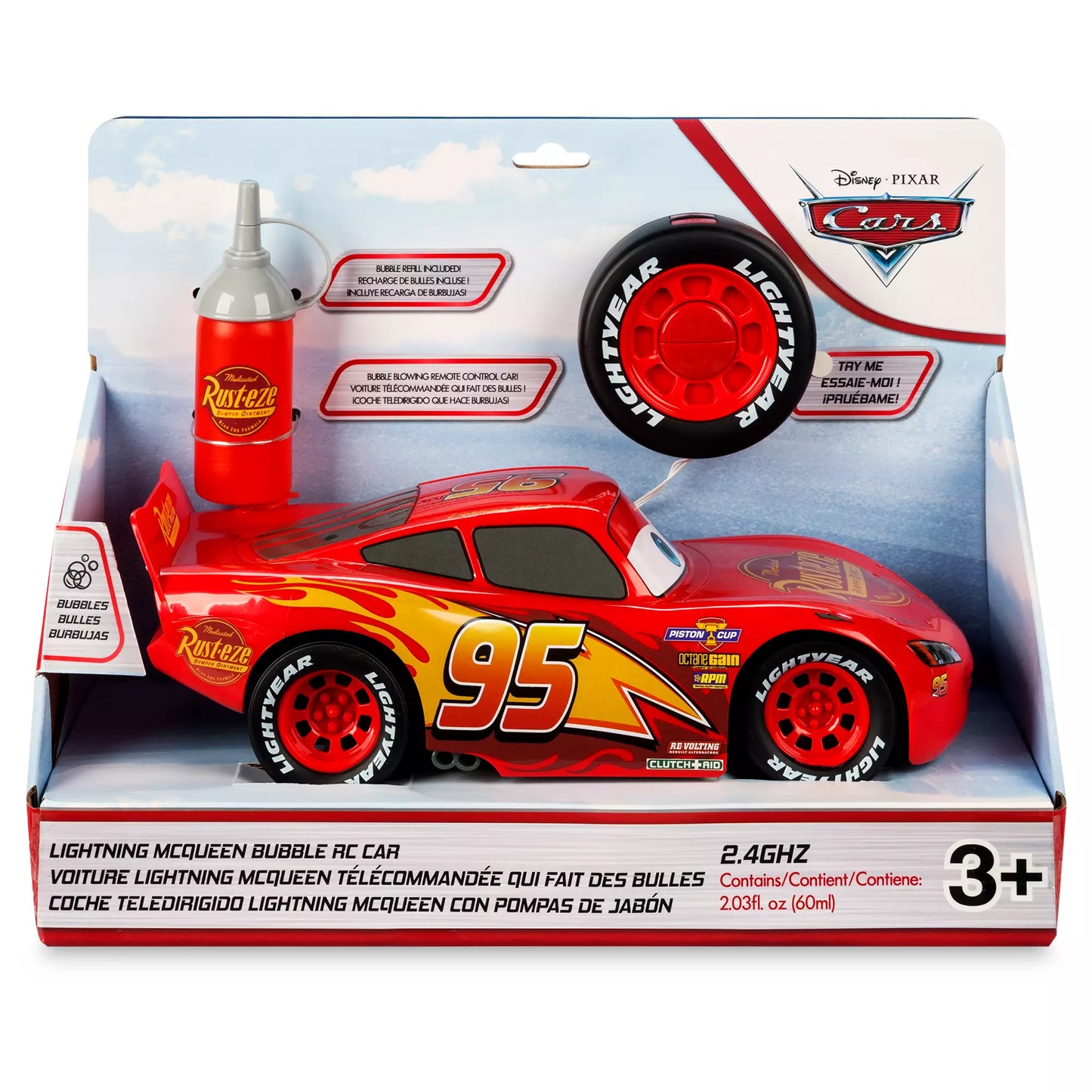 Lightning McQueen Bubble RC Car – Cars