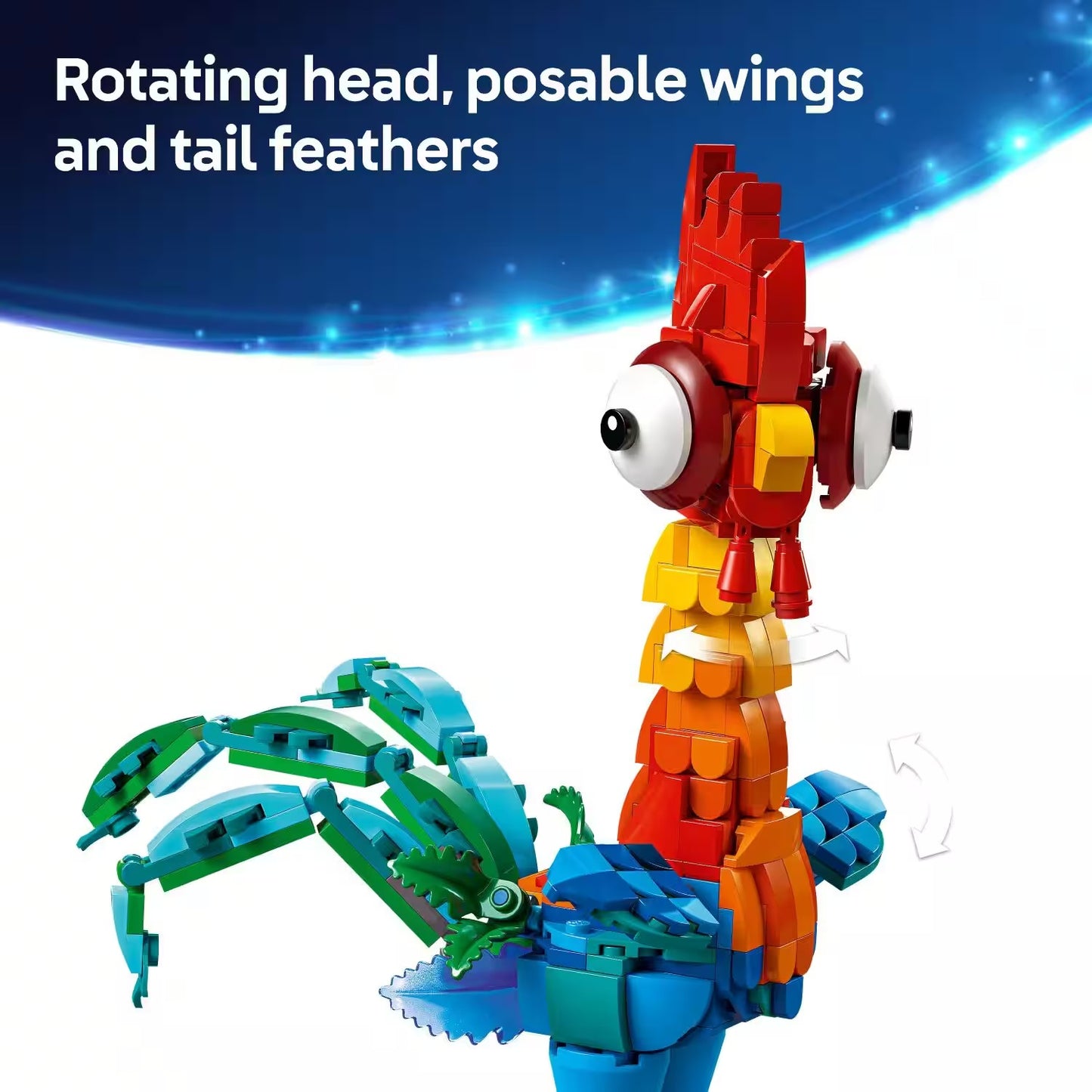 LEGO - Disney Moana 2 Heihei Buildable Animal Model Kit 43272