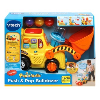 Pop-a-Balls™ Push & Pop Bulldozer™