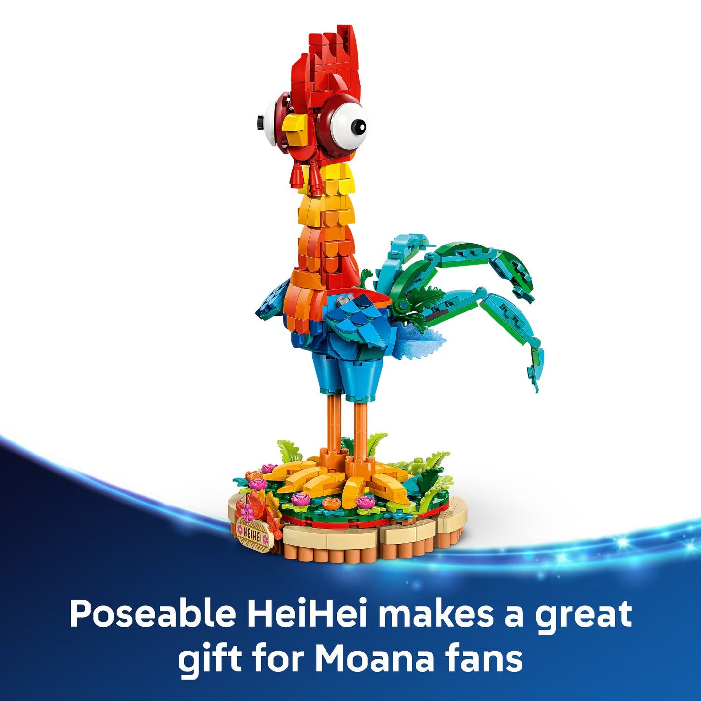 LEGO - Disney Moana 2 Heihei Buildable Animal Model Kit 43272