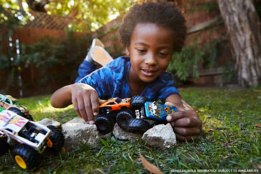 Hot Wheels Monster Trucks Demolition Doubles, 2-Pack Of 1:64 Scale Toy Trucks